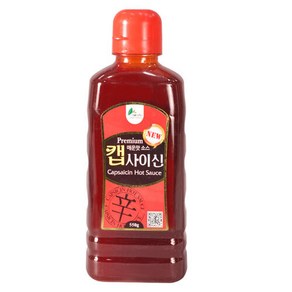 이슬나라 뉴캡사이신매운맛소스 550g, 1개