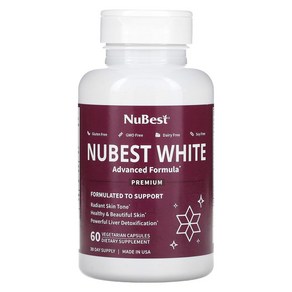 NuBest Nubest White 60 베지캡슐, 1개, 60정