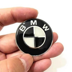 BMW 호환엠블럼 외제차로고 핸들 배지 스티커 모든 시리즈 E36 E46 E53 E90 E60 E61 E93 E87 X1 X3 X5 X6 F30 F20 F10 45mm 1 개