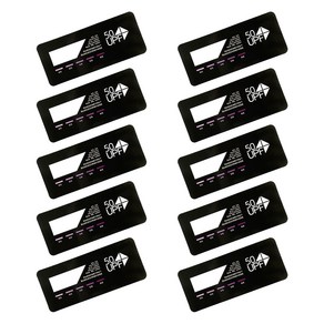 빠른 테스트 UV 센서 UV 카드 표시기 UPF50+ 테스트 카드 딥 컬러, 10pcs, 10개