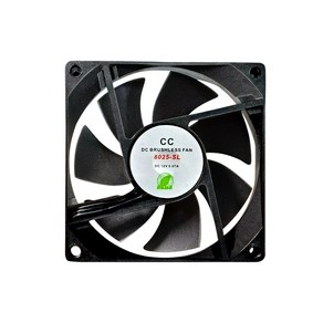 쿨링팬 DC12V 80MM 3핀 전원선 PC본체 케이스 쿨러 컴퓨터 데스크탑 교체용 튜닝 냉각 먼지 열 배출 휀, 1개