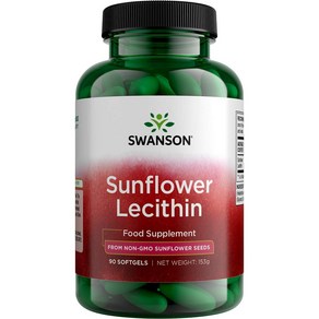 스완슨 Swanson 레시틴 Lecithin 1200mg 캡슐 60정, 1개