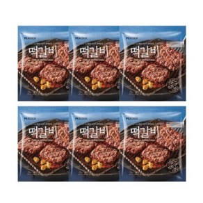 피코크 떡갈비 450g, 450mg, 6개