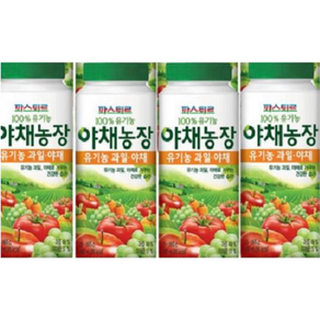 파스퇴르 유기농 야채농장 과일야채 190ml