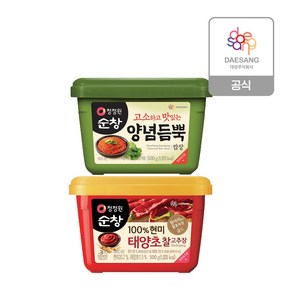 청정원 장류 500g 2종 기획세트(쌈장 찰고추장), 1세트