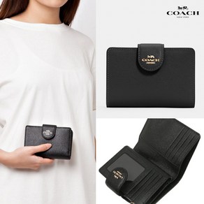 코치 미디움 코너지퍼 반지갑 6390 Medium Corner Zip Wallet