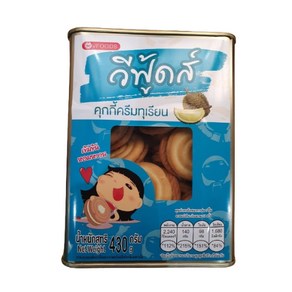 VFOODS 태국 베트남 biscuit jam cookies Cookies Duian Ceam, 3개, 430g