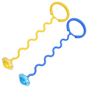아가플러스 루키 LED 발목 줄넘기, 옐로우, 블루, 1개