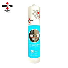 오공본드씰 지물용 도배 실리콘 수성 300ml (투명)