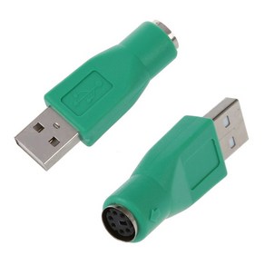 키보드 마우스에 대 한 USB 남성 어댑터 변환기에 2 X PS/2 여성, 하나, 녹색, 1개