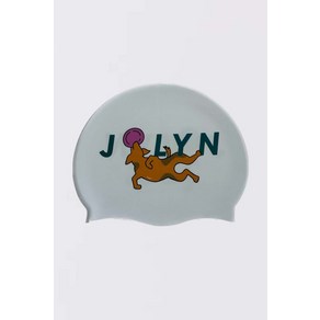 졸린 실리콘 수모 수영모자 프리스비 Jolyn Silicone Swim Cap - Fisbee, 1SZ, 1개