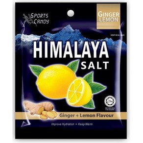 히말라야 솔트 캔디 사탕 생강 레몬 Himalaya Salt Spot ginge lemon 12팩, 12개, 15g