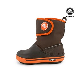 [크록스] 크록밴드 2.5 거스트 부츠 키즈 에스프레소/오렌지 (CROCS CROCBAND 2.5 GUST BOOT K)