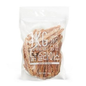 슈퍼츄1kg가득담은 닭가슴살 슬라이스, 1kg, 1개