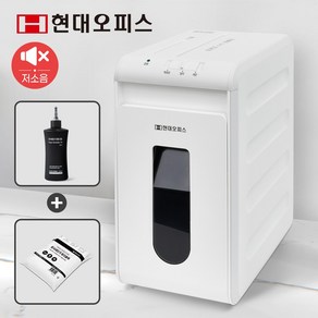 현대오피스 페이퍼프랜드 소형 문서세단기 저소음 PK-720CD+오일 +봉투 / 서랍식 파쇄기, PK-720CD