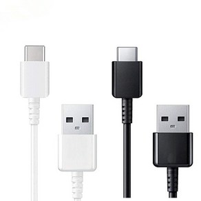 삼성 갤럭시 호환 고속 충전 케이블 USB 마이크로 5핀 C타입, 블랙, C타입 케이블(정품사양), 1개