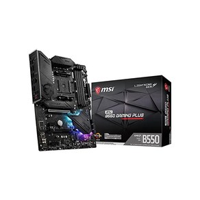 MSI 마더보드 MPG B550 GAMING PLUS/A ATX [AMD B550 칩셋 탑재] Ryzen 5000 시리즈 프로세서 MB5873, 자세한 내용은 참조