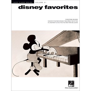 Disney Favoites 디즈니 재즈 피아노 악보 [00233315] Hal Leonad 할 레오나드