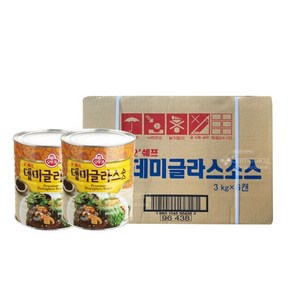 오뚜기 오쉐프 데미글라스소스 3kg 6개입, 6개