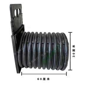 배수용 게이트 개페문 플라스틱 농수로 농지 급수 논관리 수문, 국표 300 갑문에 60cm 튜브, 1개