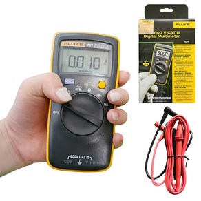 FLUKE 포켓 디지털 미터 FLUKE-101 AAA건전지 추가 증정, 1개
