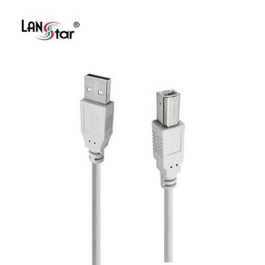 [LANSta] [AM-BM] USB-A 2.0 to USB-B 2.0 변환케이블 LS-USB-AMBM-0.15M [0.15m], 1개