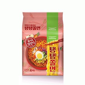 풀무원 생면식감 탱탱 비빔쫄면 4입, 492g, 4개