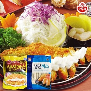 오뚜기 흰살 생선까스 1.2kg+사조생선까스 1.2kg, 2개, 1.2kg