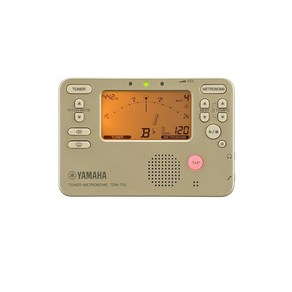 야마하 YAMAHA 튜너 메트로놈 골드 TDM-710GL 튜너와 메트로놈을 동시에 사용할 수 있음 일상 연습에 최적의 사운드백 기능, 1개