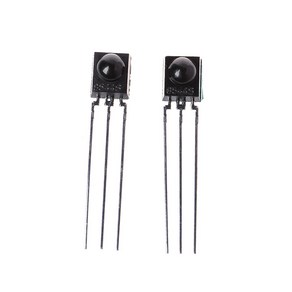 2PCS DIP-3 IC TSOP4838 IR 수신기 튜브 38kHz 원격 적외선 방사선 모듈