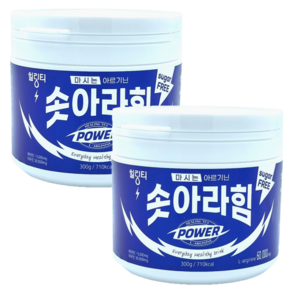 힐링티 마시는 아르기닌 당제로 솟아라힘 파워 아르기닌60 000mg 타우린30 000mg 12시이전주문 당일발송, 300g, 2개