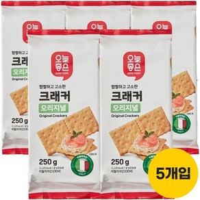 오늘좋은 크래커 오리지널 기획 250g*5개, 5개, 250g