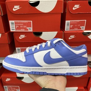 국내매장 나이키 snkrs 덩크로우 화이트블루 데일리 운동화