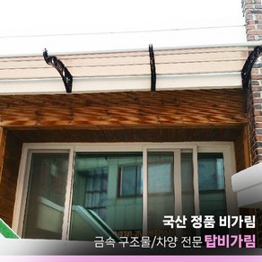 비가림 1220x1000 현관문 돌출 처마 창문 빗물받이 캐노피 고정 차양 테라스, 1. 1220X1000(기본브라캣2개포함)/브라운, 블랙/은색, 돌출 1000(1개) 추가