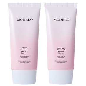 모델로 무기자차 톤업 선크림(SPF50+ PA++++) 50ml 2개