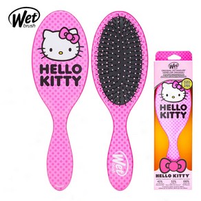 웻브러쉬 디즈니 프린세스 키티 겨울왕국 오리지널 디탱글러 WET BRUSH DISNEY PRINCESS KITTY FROZEN ORIGINAL DETANGLER, 1개, 키티핑크