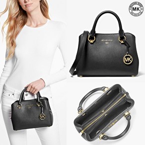 마이클코어스 에디 스몰 사피아노 레더 사첼 Edith Small Saffiano Leathe Satchel