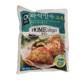 청정원호밍스 바삭만두 고추 600g, 1개