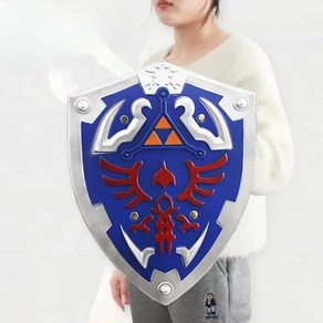 Hyrule 판타지 무기 젤다 마스터 소드 Hylian Shield 게임 주변기기 PU 사무라이 소드 무기 모델 코스