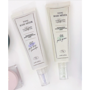 [정품]투크 트렌스페어런트 컬러 코렉팅 베이스 2종 중 택1 투크수채화베이스 투크수채화 투크베이스믹서 투크 메이크업베이스 메이크업 베이스메이크업 수채화베이스, 1개, 01 페일 그린