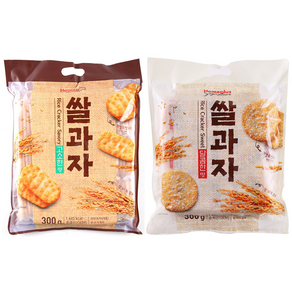 홈플러스 쌀과자 2종세트 / 고소한맛 300g 달콤한맛 300g / 각1개씩 총 2개, 1세트