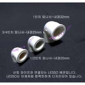 산킹 파이프용 암나사 파이프 엘보 소켓 (3/4인치-내경25mm) 파이프 엘보우, 1개