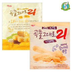 [퀴클리몰] 곡물그대로21 오리지널 450g(약45개입) + 인절미맛 450g/크리스피롤/총 900g