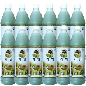 청솔 키위 음료베이스, 835ml, 12개