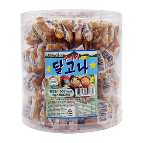 뉴자은도 추억의 달고나 별형 12g x 100개입, 1.2kg, 1개