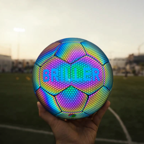 브릴러 빛나는 홀로그램 축구공 / BRILLER SOCCER BALL (매치볼), 1개, 브릴러 축구공