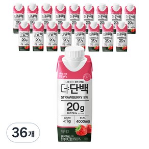 티에프티 더단백 드링크 딸기, 250ml, 36개