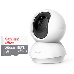 티피링크메모리256G포함 Tapo C200(TC70) 200만화소 360도회전 실내무선카메라 홈CCTV 야간흑백전환