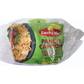 필사리사리 필리핀 볶음라면 럭키미 판싯칸톤 봉지라면 60g 6개입 칼라만시맛 Lucky Me Pancit Canton Kalamansi, 4개