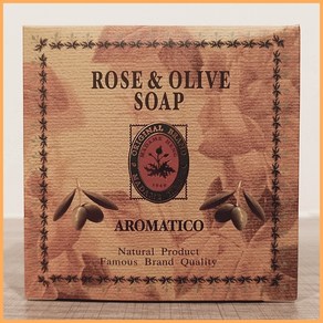 태국 마담헹(Madame Heng) 비누 ROSE & OLIVE SOAP, 2개, 125g